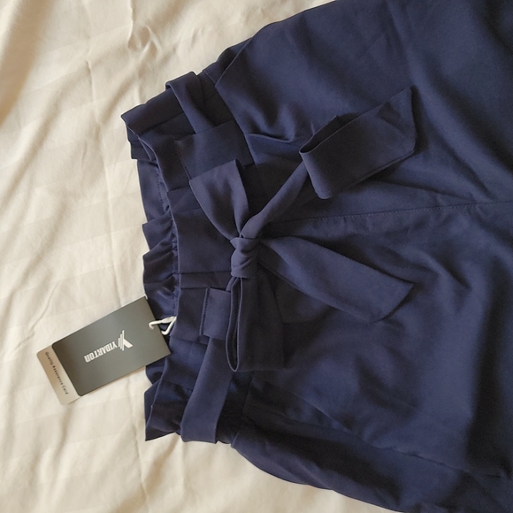 Bundle! High Waisted Tie Front Trouser Pants - Picture 3 of 7